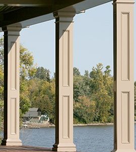 Colonnes et poteaux de galerie