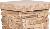 Chapiteau pour piédestal de colonne | Canyon - R-CP-1818-B2-CN