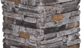 Pierres sans joints | Ardoise brûlée - R-DS-P-1530-B2-AB