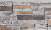 Pierres sans joints | Ardoise brûlée - R-DS-PN-4812-B12-AB