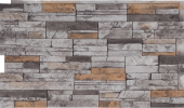 Pierres sans joints | Ardoise brûlée - R-DS-PN-4824-B6-AB