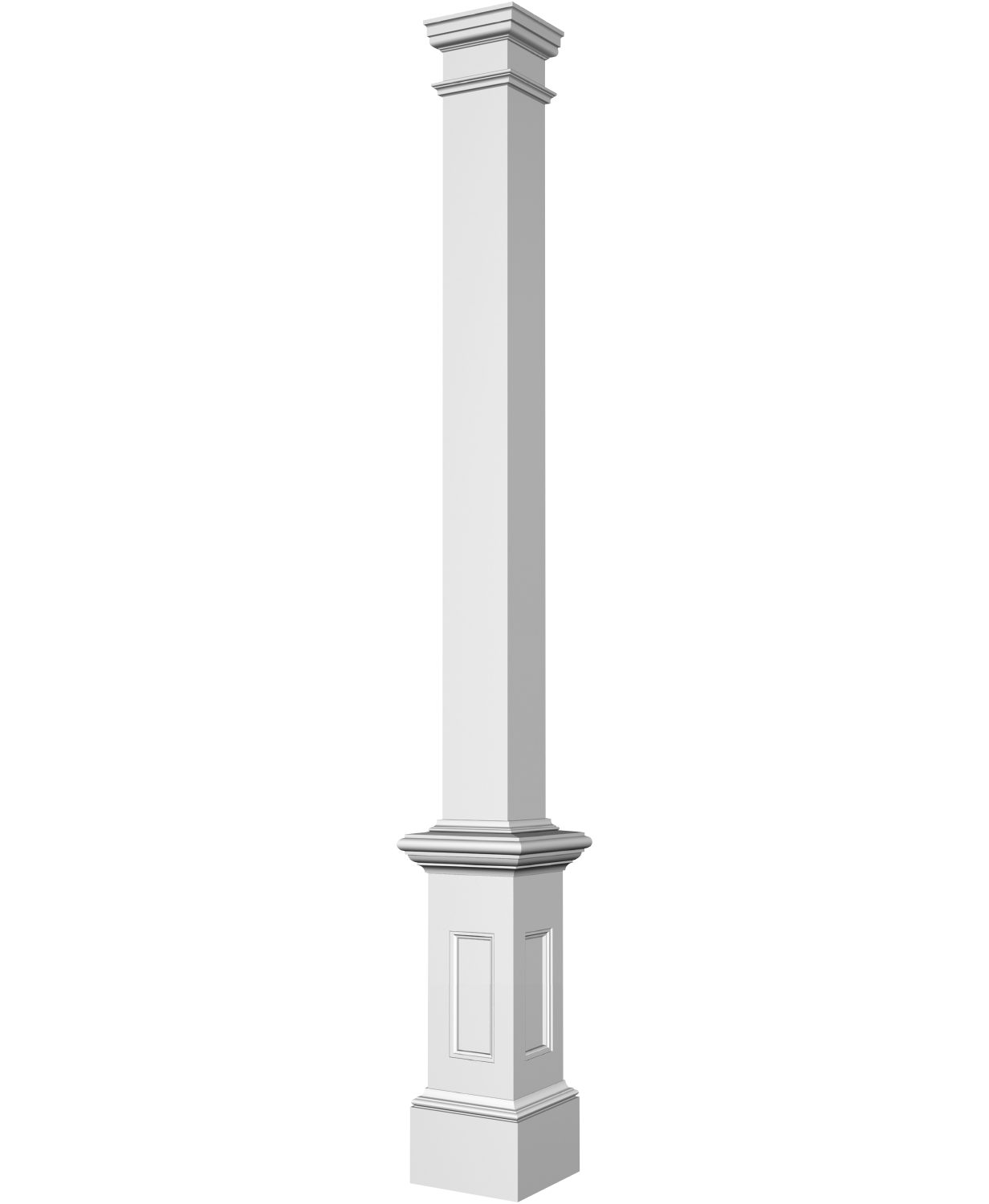 Colonne à fût carré