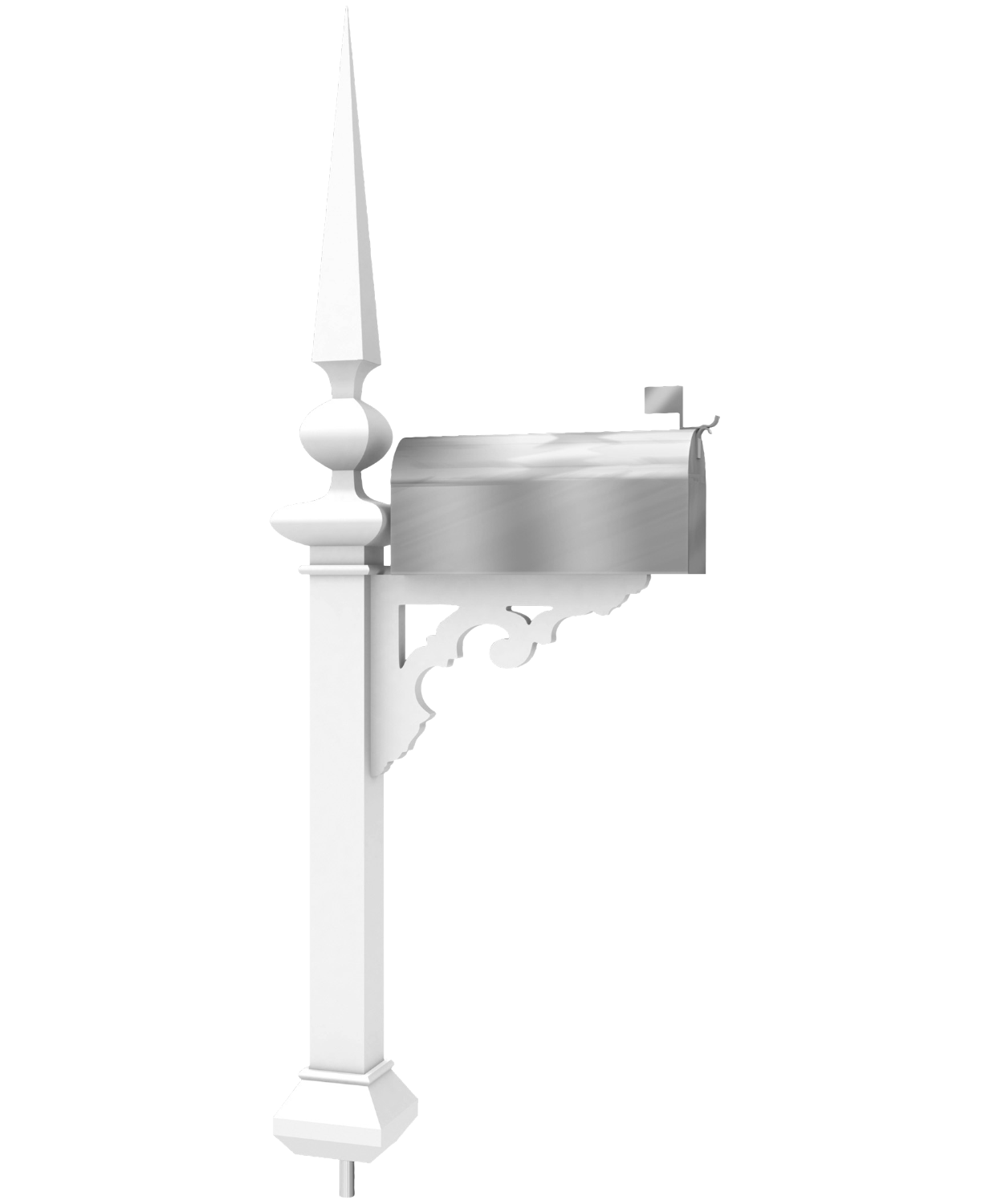 Poteau de boite aux lettres
