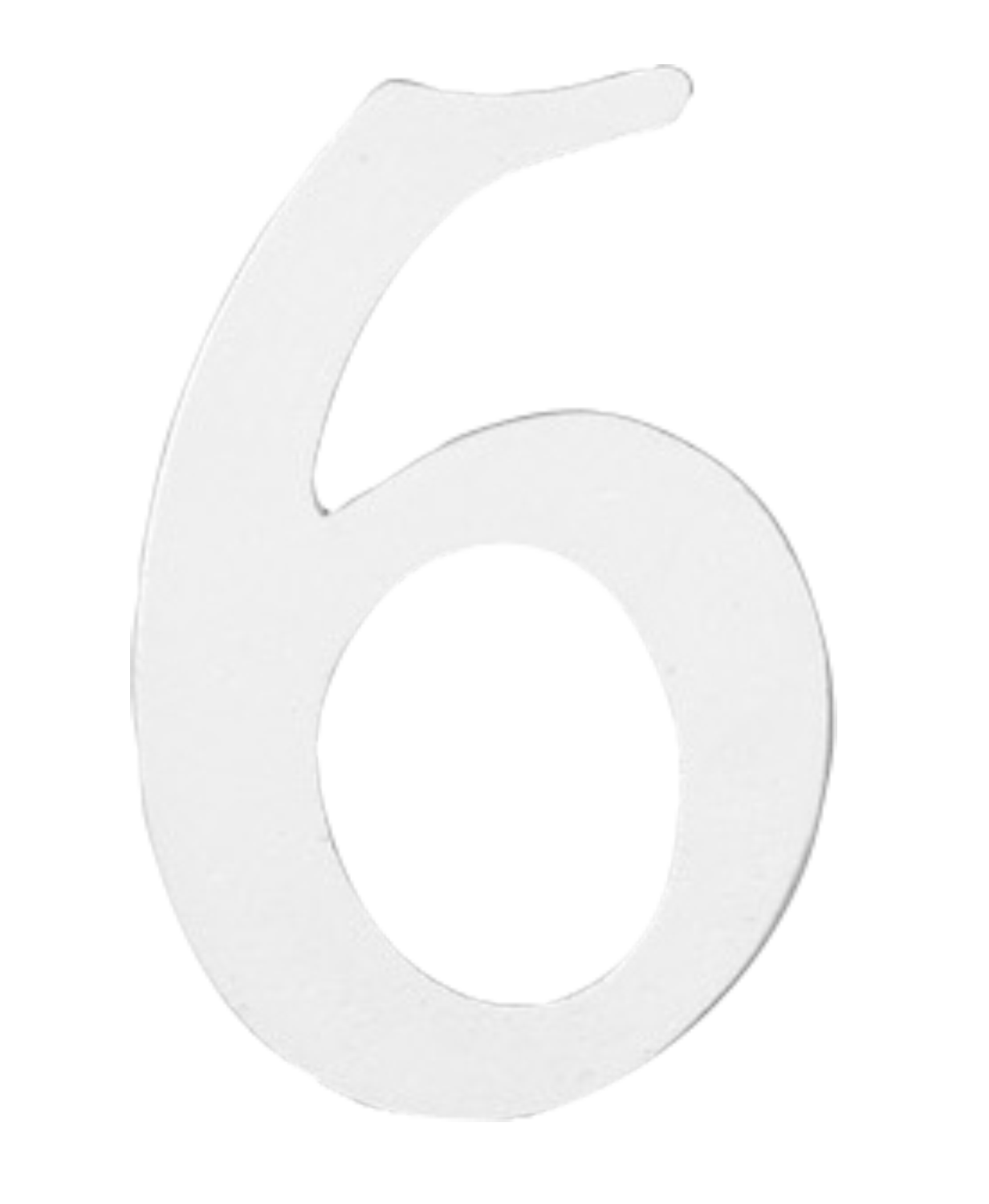 Chiffre pour plaque adresse # 6