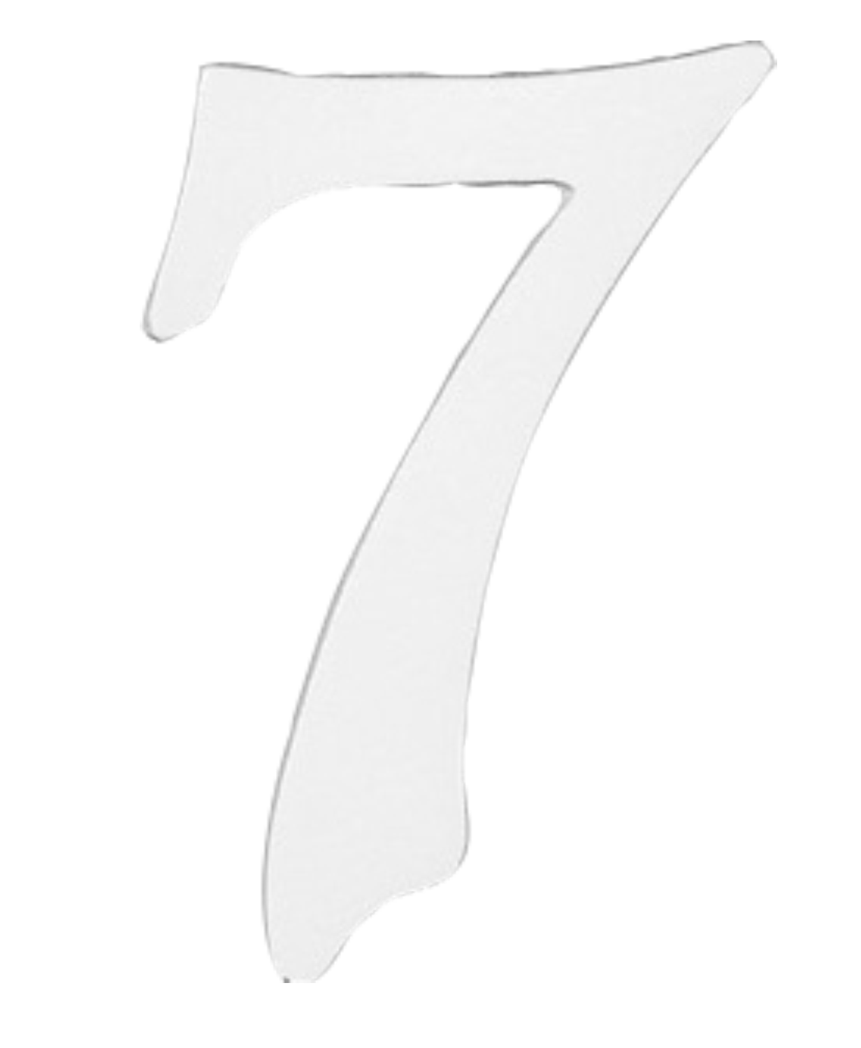 Chiffre pour plaque adresse # 7