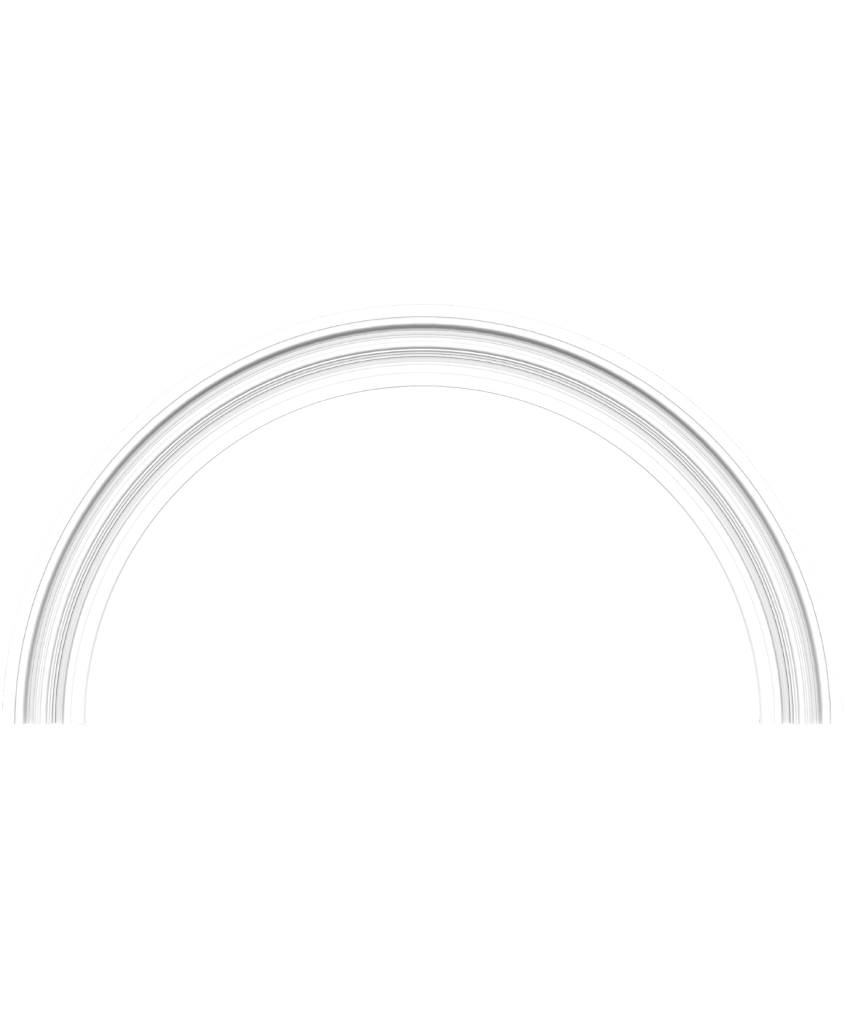 Arche en demi-cercle