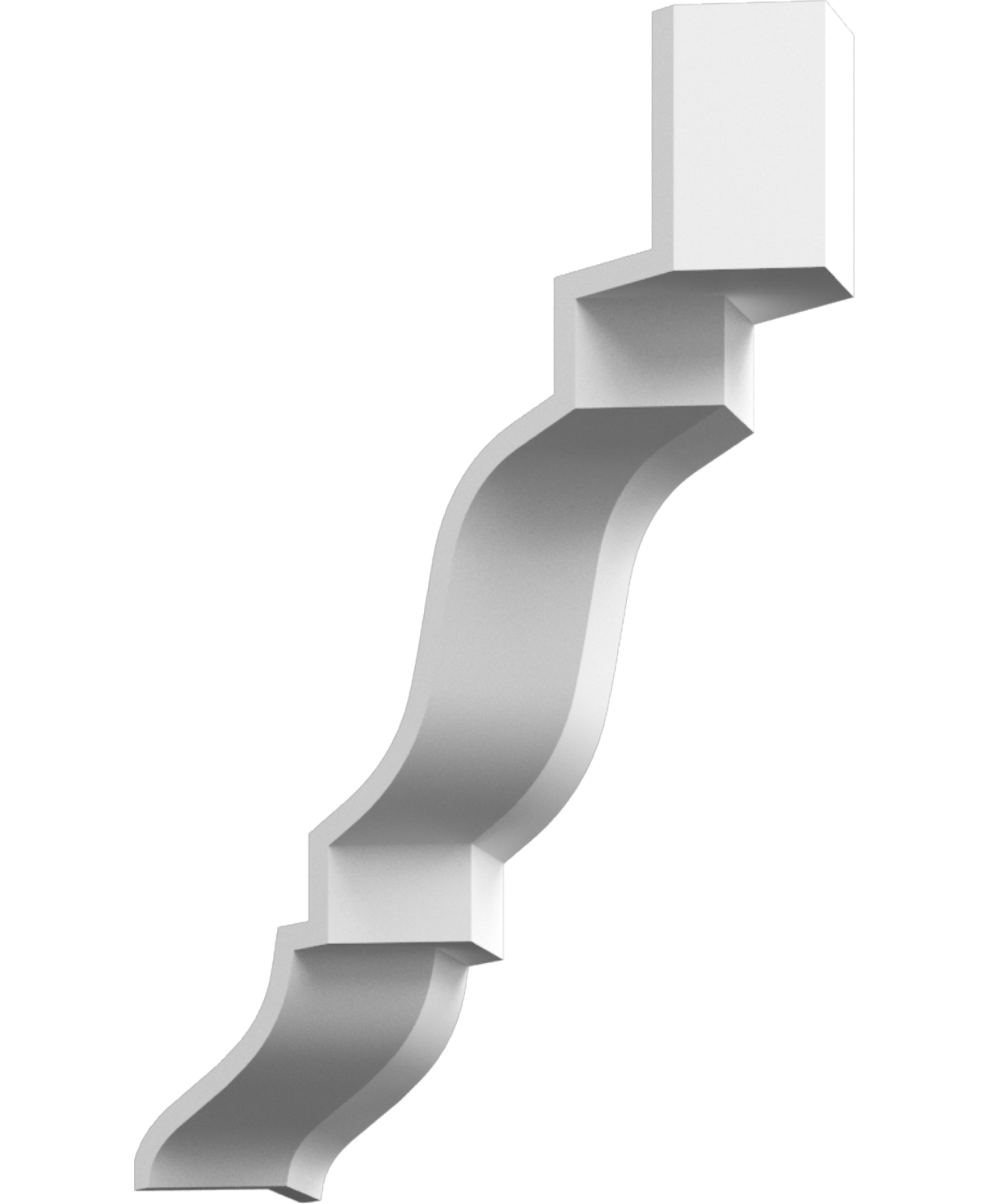Cache-joint de coin extérieur pour moulure 6137